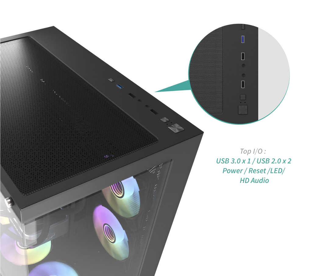 Gabinete DarkFlsh C285P
