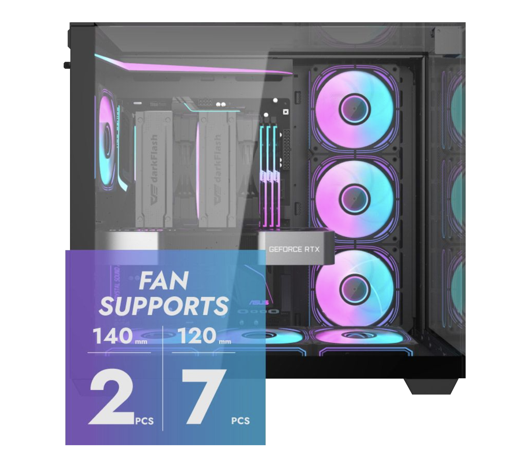 Gabinete DarkFlash TH285