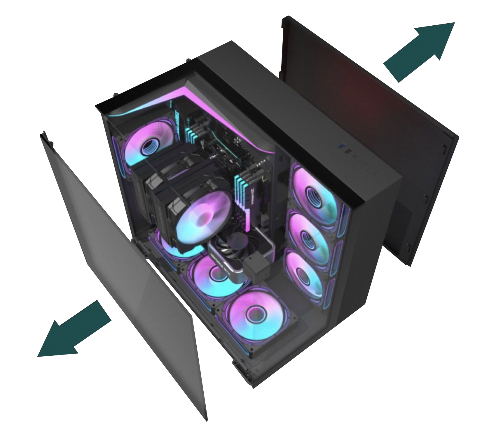 Gabinete DarkFlash TH285