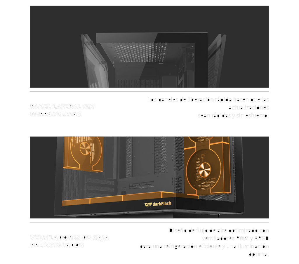 Gabinete DarkFlash FLOATRON F1