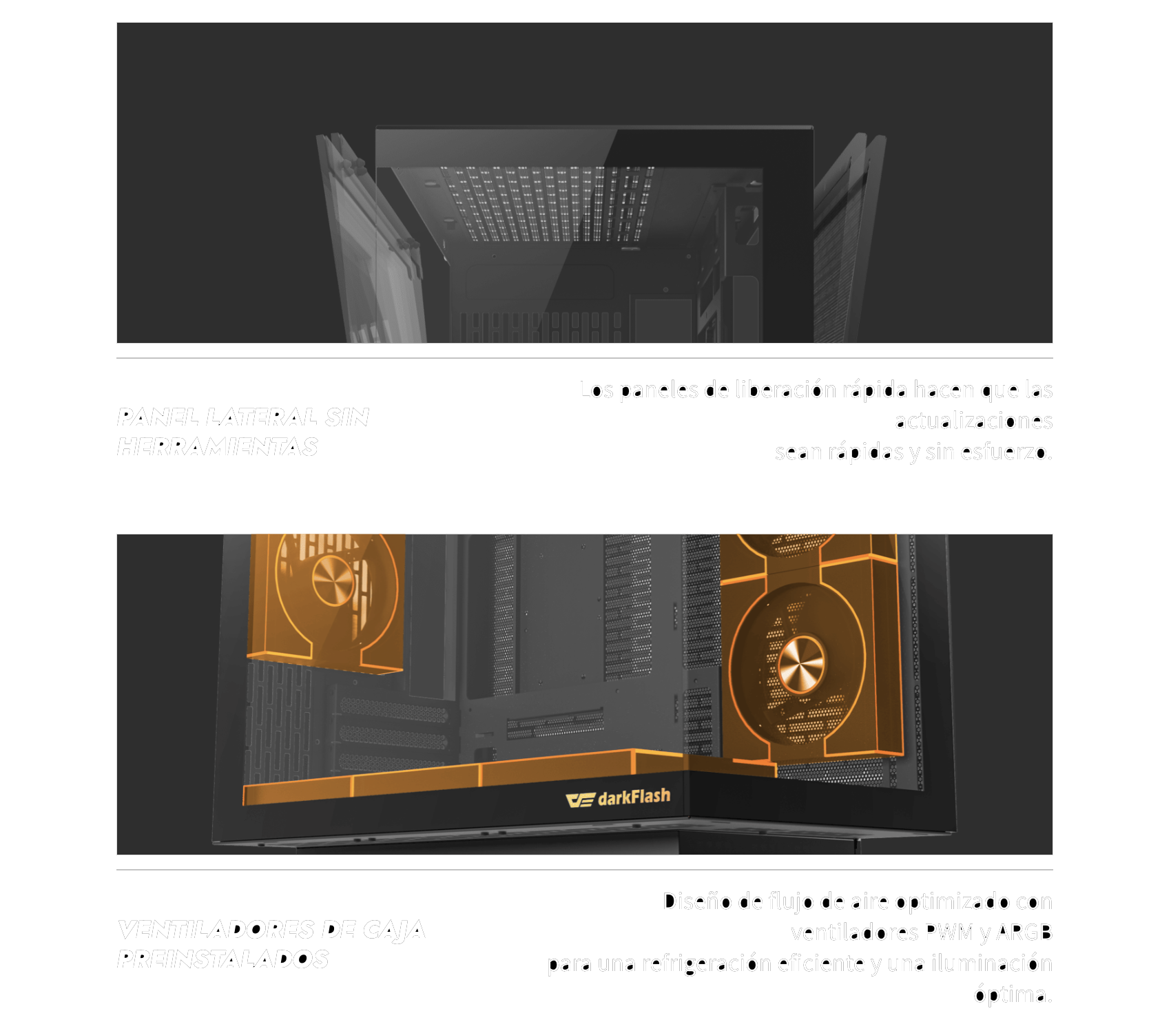 Gabinete DarkFlash FLOATRON F1